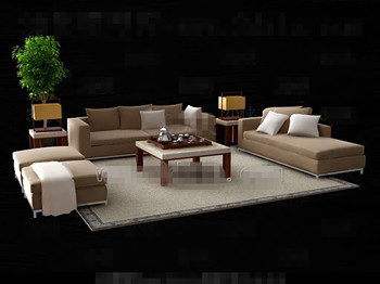 Sof simple y elegante combinacin
