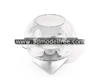 Cristal vidrio claro lmpara de mesa