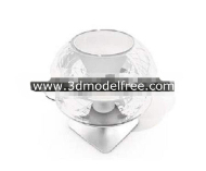 Cristal vidrio claro lmpara de mesa