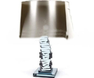 Lmpara de cristal irregular farola