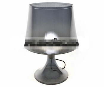 Vidrio transparente lmpara de mesa