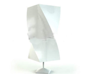 Gypsum abstracto rectangular lmpara