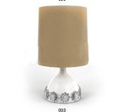 Insercin Plata lado flor de lmpara