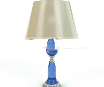 La lmpara de cristal azul Columna