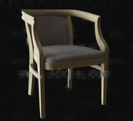 Retro silla de madera simple