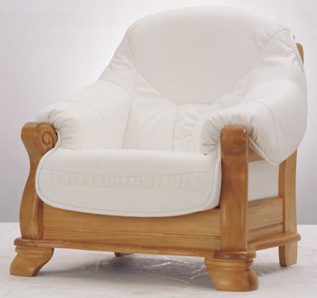 Estilo europeo sof blanco Modelo en 3D