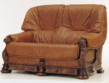 Modern marrn asientos sof-cama doble