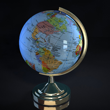Globe World modelos 3D