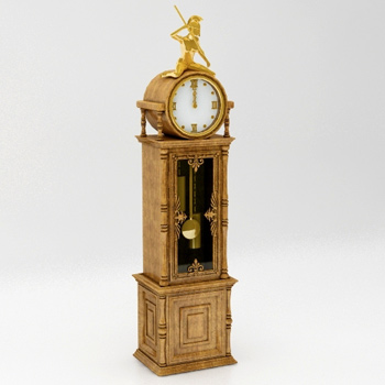 Europea reloj clsico modelo 3D