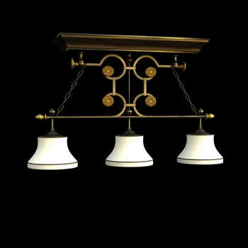 Marco moderno Candelabros de metal modelo 3D