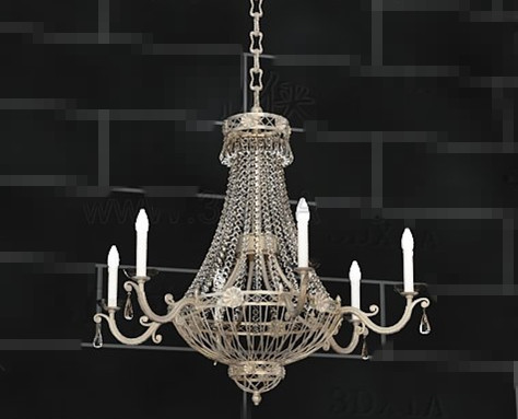 Crystal cortinas velas colgante