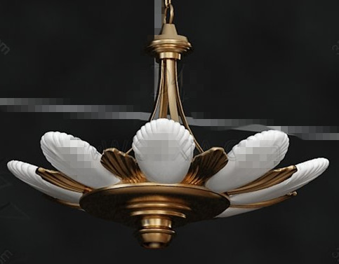 Lotus flower lmpara colgante en forma