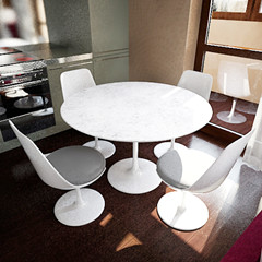 Combinacin moderna muebles blancos