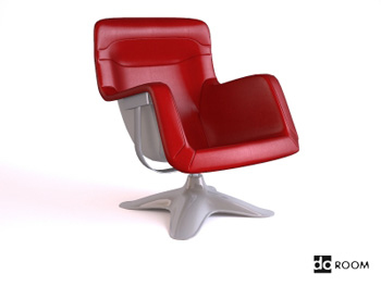 Silla moderna modelo 3D