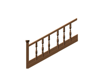 Chino marrn y escaleras antiguas