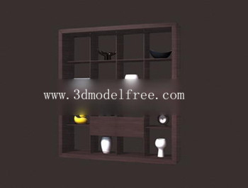 La tierra cancin armario estantera modelo 3D