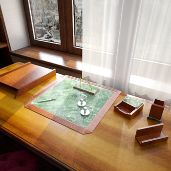 Sala de estudio suministra modelos 3D