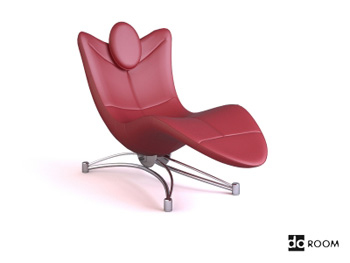 Las alternativas de estilo lounge modelos de sillas 3D