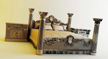 Continental juegos de cama modelo 3D