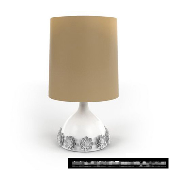 El exquisito minimalista lmpara de mesa tallada modelo 3D