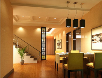 Acogedor restaurante modelo 3D
