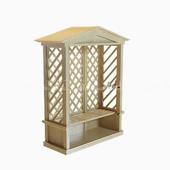 Modelo 3d de un pequeño parque pavilion