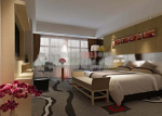 Modelo 3d de habitaciones de hotel