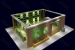 3d modelo de diseño de espacio interior