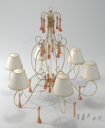Arañas de estilo Orchid modelos 3D