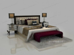 Modelos 3d cama doble de lo clsico