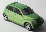 Coches modelo 3d verde