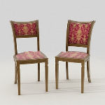 Ciruela modelo 3d silla