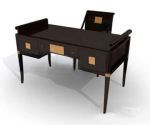 Modelo 3d escritorio Negro