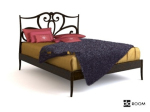 Modelo 3d de bedl de estilo chino
