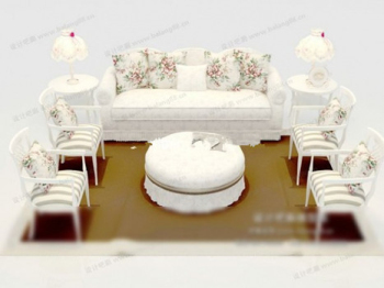 Muebles sof Cozy modelo 3d