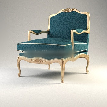 Navy silla azul modelo 3d