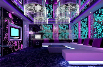 Purple KTV modelo de caja de lujo