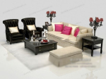 Modelos 3d sof de estilo Noble