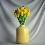 Flores amarillas modelos 3d interiores