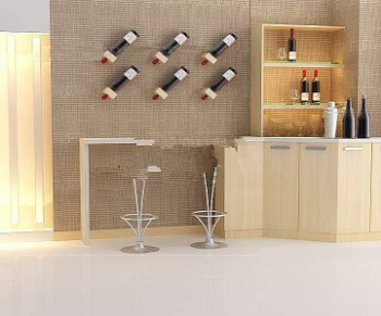 3d modelos elegantes bar interior