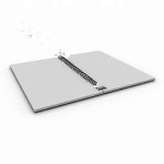 Notebook modelo 3d