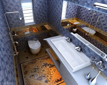 Baño de lujo modelos 3d