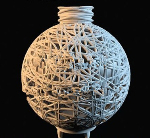 Adornos de bolas de paja modelos 3d