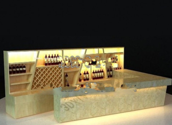 3d modelo de enfriador de vino