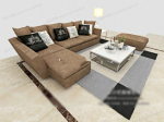 Sof de Brown fij modelos 3d