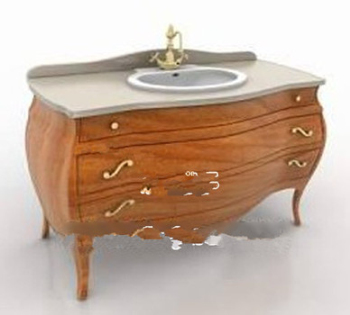 Chino Modelo 3D fregadero