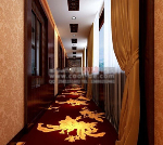 Modelos de pasillo del hotel 3d
