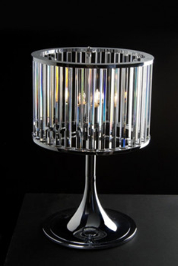 Lmpara de mesa de cristal modelo 3d