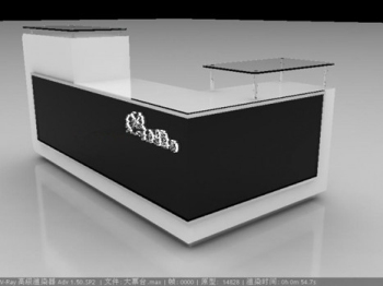 Esquina del gabinete modelo 3d