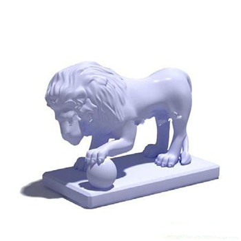 Leones de piedra modelo 3d